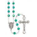  MAY - EMERALD DELUXE BIRTHSTONE ROSARY 